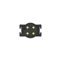 Conector de Cable de Latón de 4 Pines, Tipo Adaptador Industrial Ethernet M12, Receptáculo Hembra con Codificación D, IP67, FEDF4-SMD, Tianjin, LED