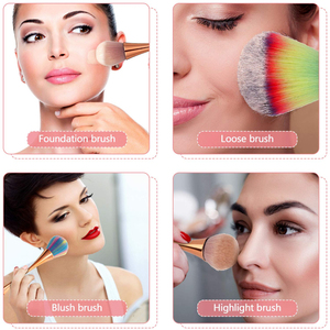 3 Pcs Large Powder Mineral <b>Brushes</b>,Soft Gold Fluffy Powder <b>Brush</b> Synthetic Face Makeup <b>Brush</b> Large <b>Round</b> Blush Dusting <b>Brush</b> - Product Image 5