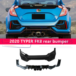 Kit carrosserie FK8 <span class=keywords><strong>Type</strong></span> <span class=keywords><strong>R</strong></span> pour pare-chocs de voiture, pour 10e génération 2016-2020, version améliorée <span class=keywords><strong>R</strong></span> - Product Image 3