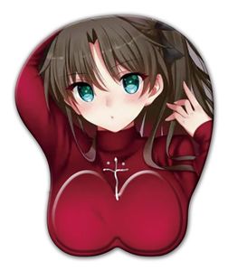 Vitreat Hot Bán Sexy Boob Vú In Ấn Hoạt Hình Cô Gái Chơi Game Anime Trống Tùy Chỉnh 3D Chuột Pad - Product Image 5