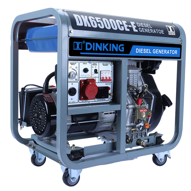 Dinking Factory Direct Open Type Diesel Denerators 5KW Diesel Generator for Home Small China Cheap Price Generator Factory Standby, DK6500CE-E [ORIGINAL PRODUCT]