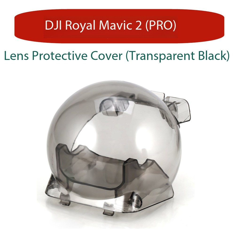 Tapa de lente transparente negra (Pro)