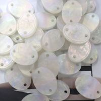 Kain biru cangkang resin warna tombol mata tanda ceri diukir tombol oval gaun rajut tag