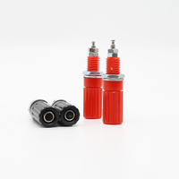 Borne à vis M3 Borne nickelée 4mm femelle connecteur de prise banane pour instrumentation de prise de panneau audio