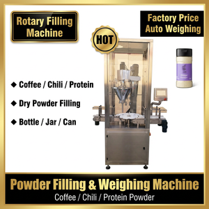 Máquina de Pesaje y Llenado Rotatoria de Alta Velocidad con Certificación CE para Botellas, Frascos, Proteínas, <span class=keywords><strong>Café</strong></span>, Chile, Polvo Seco, Automática - Product Image 1