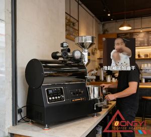 Tostador de <span class=keywords><strong>Café</strong></span> Électrique Puissant Dongyi, Version Améliorée, 1kg 2kg, Tambour à Double Paroi en Acier Inoxydable, pour Artisans - Product Image 3