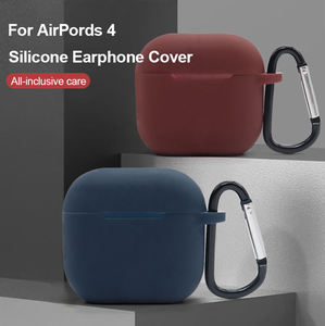 Étui de protection en silicone anti-chute coloré pour Airpods Pro2 résistant aux rayures avec crochet antichoc anti-dérapant pour casque - Product Image 6