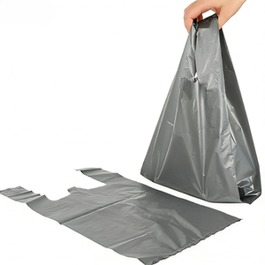 Sacs de courses en HDPE de qualité <span class=keywords><strong>alimentaire</strong></span>, écologiques, durables, en forme de T, pour la vente en gros, économiques, en vrac, à prix réduit, pour <span class=keywords><strong>les</strong></span> magasins et le quotidien - Product Image 1
