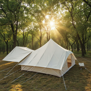 <span class=keywords><strong>Tenda</strong></span> <span class=keywords><strong>da</strong></span> <span class=keywords><strong>Campeggio</strong></span> Familiare Impermeabile per Esterni in Cotone 4 Stagioni Confortevole Ampio Spazio <span class=keywords><strong>Tenda</strong></span> Glamping di Lusso - Product Image 5