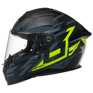 Casco Befast Full Eagle Carbon en cierre micrométrico amarillo carbono XS - Product Image 2