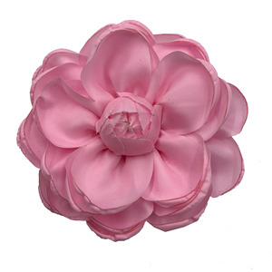 2022 nouveau Style populaire fait à la main 4 "tissu Satin fleur de camélia pour bébé bandeau Corsage - Product Image 3