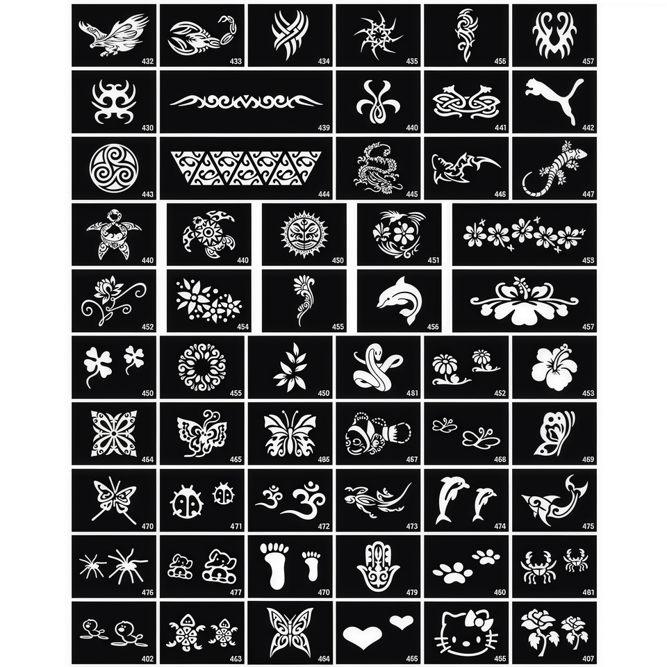 2025 Transfer Paper Transfer Stencil Tattoo Tattoo Sticker Copy Tracing Paper Attachment Tool Of Human Art