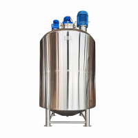 Cuve d'émulsion à triple agitation sous vide en acier inoxydable à cisaillement élevé avec moteur à courant continu pour applications chimiques et alimentaires, haute efficacité