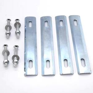 Soportes de montaje para portabicicletas con tornillos y arandelas desmontables para accesorios de fijación de cestas de asiento trasero - Product Image 1