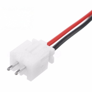 Konektor Adaptor J ST PH 2 Pin, Kabel Elektronik 2 Kawat Berisolasi PVC, Perakitan Kabel 10cm, Konduktor Tembaga Berlapis Perak - Product Image 2