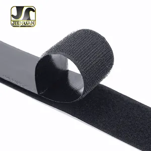 Jiehuan cấp công nghiệp thân thiện với môi Nylon dính velcroes Fastener băng đàn hồi móc và vòng lặp cho y tế sử dụng