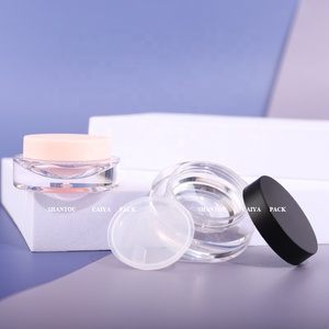 Hình Lục Giác 5 Gam Rose Gold Đen Mini Hồng Rỗng Nail Polish Eyeshadow Powder Trường Hợp Lông Mày Gel Mắt Serum Cream <span class=keywords><strong>Container</strong></span> Với Sifter - Product Image 5