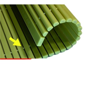 도매 OEM 10.5X9.8 전문 비 스틱 플라스틱 스시 롤링 매트 - Product Image 6