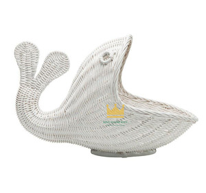 Casa para Mascotas de Mimbre en Forma de Ballena a Precio Económico para Cuarto de Bebé con Precio Competitivo y Superventas - Product Image 1