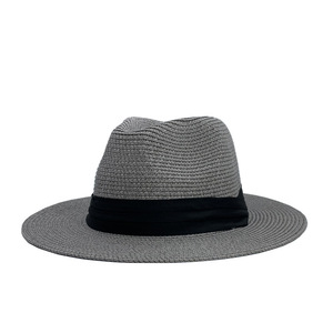 AIGEFMM Panama Straw Hat Unisex Wide Brim Sunshade Summer Beach Hat Breathable Windproof Artistic Retro Style - Product Image 3
