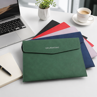 Carpeta Portadocumentos de Cuero PU A4 con Logotipo Personalizado, para Oficina, Negocios, Conferencias, Regalo Promocional Corporativo