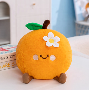 12 pulgadas 30CM adorable fruta cojín peluches <span class=keywords><strong>piña</strong></span> sandía <span class=keywords><strong>y</strong></span> naranja en forma de almohada muñeca juguetes de peluche - Product Image 1