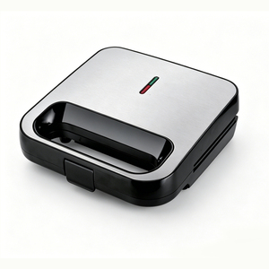 <span class=keywords><strong>Tostadora</strong></span> Eléctrica Mayorista de 750W con Control Automático de Temperatura, Planchas para Waffles y Sándwiches Saludables para Uso Doméstico - Product Image 1