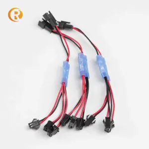 Custom 6 pin JST GH 1.25mm Connector Industrial Electrical LED Light Bar Wire Harness Cable Assembly Manufacturer With UL
