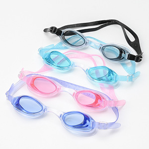 Lunettes de natation pour enfants, lentille en polycarbonate, silicone, anti-buée, étanches, pour utilisation en piscine - Product Image 2