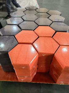 맞춤형 디자인 육각 음향 패널 화이트 음향 솔루션 폴리에스터 벽 패널 - Product Image 4