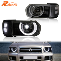 Paires de phares LED DRL améliorés compatibles Nissan Terrano R50 1999-2002, Plug&Play, phares avant modifiés, remplacement direct