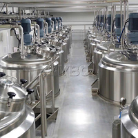 Petit savon liquide chimique lave-vaisselle mélange fabrication faisant la machine ligne de production équipement usine pour idées commerciales