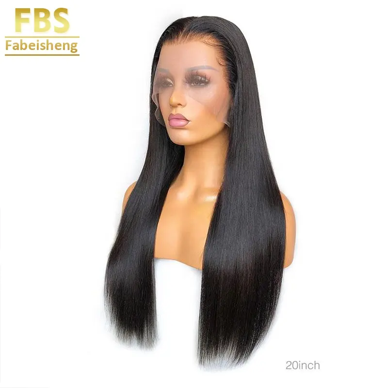 FBS Cheap Brazilian Human Hair 5X5 Lace Wig Vendor with Virgin Hair 24 Inch Transparent Lace Front Wig
