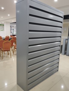 Dispositivo <span class=keywords><strong>de</strong></span> reducción <span class=keywords><strong>de</strong></span> ruido <span class=keywords><strong>de</strong></span> ventilación interior Louver lámina galvanizada lana <span class=keywords><strong>de</strong></span> <span class=keywords><strong>roca</strong></span> ignífuga a prueba <span class=keywords><strong>de</strong></span> lluvia silenciador barrera <span class=keywords><strong>de</strong></span> pared - Product Image 3