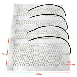 Cojín calefactor para asiento de coche, eléctrico de 12V con apagado automático, calentamiento rápido para uso en invierno, fibra de carbono, doble interruptor - Product Image 3