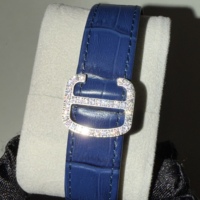 Montre Hip Hop Iced Out Moissanite, Montre Mécanique Classique Carrée à Cadran Romain pour Homme, Montre de Luxe pour Hommes