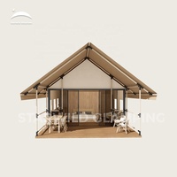Starwild Outdoor Luxury Hotel Living Resort Maisons personnalisées Cabane de glamping quatre saisons unique Salle de bain Safari Lodge Tentes