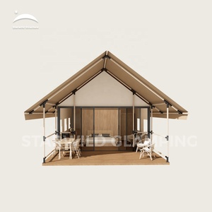 Starwild <span class=keywords><strong>Hotel</strong></span> de lujo al aire libre Living Resort Custom Homes Single Four-Season Glamping Hut Baño <span class=keywords><strong>Safari</strong></span> Lodge Carpas - Product Image 2