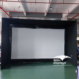Xách tay căng vải trong nhà nhà Golf Simulator gói Golf Simulator và màn hình bao vây - Product Image 5