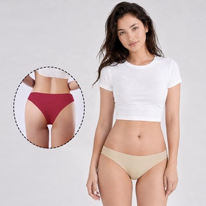 Mutandine Mestruali Morbide a Vita Bassa, Taglio Basso, Invisibili, a 4 Strati, con Taglio Laser, Senza Cuciture, per Abbigliamento Aderente e Yoga - Product Image 2