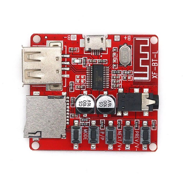 MP3 Audio Module Speaker Lossless Decoding Board DIY Car Speaker Power Amplifier Modification