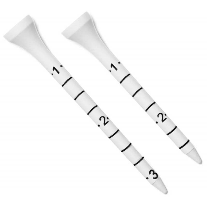 Bulk White Wooden Golf Tees With Scale Golf Accessories Golf Tee in 70mm/83mm
