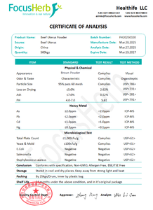 Healthife Halal New Zealand đóng băng khô cỏ Fed thịt bò tử cung bột - Product Image 4