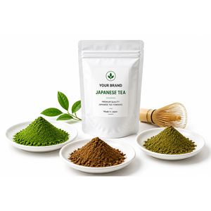 Poudre de thé matcha biologique aromatisée en vrac, excellente protection contre l'humidité, marque privée OEM - Product Image 1