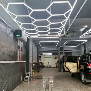 Luces de garaje Led hexagonales personalizadas para Taller, gimnasio, tienda de Detalles