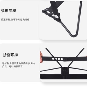 Outdoor <b>Folding</b> Fishing <b>Stool</b> Chair 35x22x34cm Rectangular Foldable For Picnics Camping Garden Use - Product Image 5