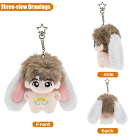 Peluche personnalisée de 5 cm, personnage de jeu d'anime de 10 cm, kawaii, Kpop, porte-clés en peluche, peluche personnalisée en forme d'étoile de mer