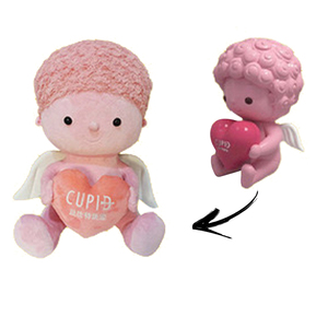 Op maat gemaakte pluche poppen zonder minimale afnamehoeveelheid, met kleding, van minky stof, fabrikant van op maat gemaakte knuffels, pluche kussens en sleutelhangers - Product Image 5