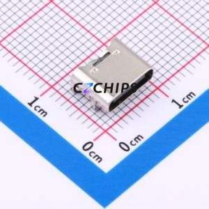 BX-TYPE-C-MWT6P USB Connector SMD Connector ( Connector Type: Type-C )( Gender: Female )( Mounting Type: Horizontal Mount ) - Product Image 1