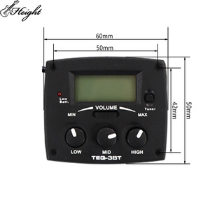 Nhà Máy Bán buôn EQ Pickup 3-band tone điều chỉnh, LCD Điều chỉnh Pickup nhạc cụ phụ kiện guitar phụ kiện - Product Image 1